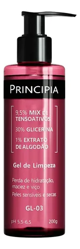 Principia Gel De Limpeza Facial Gl-03 200g Sensível Dia/noite